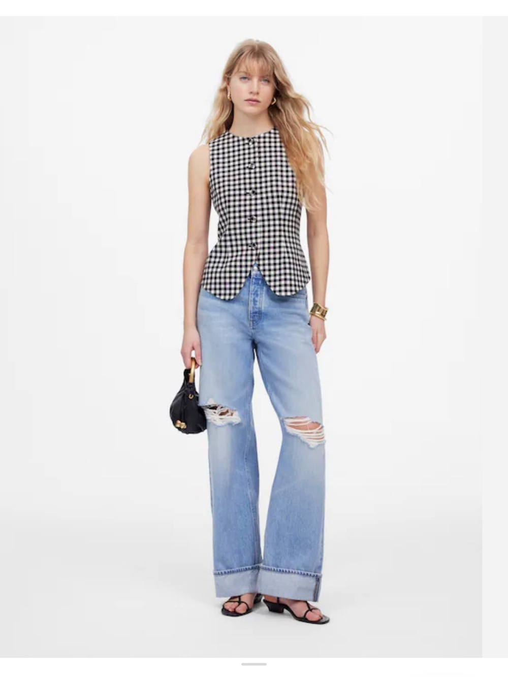Madewell Single-Breasted Crewneck Vest NWT